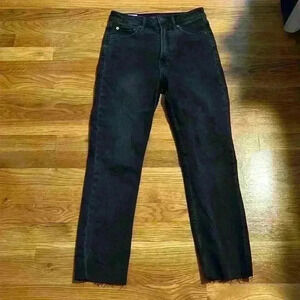 Gap vintage slim sky high dark grey denim jeans